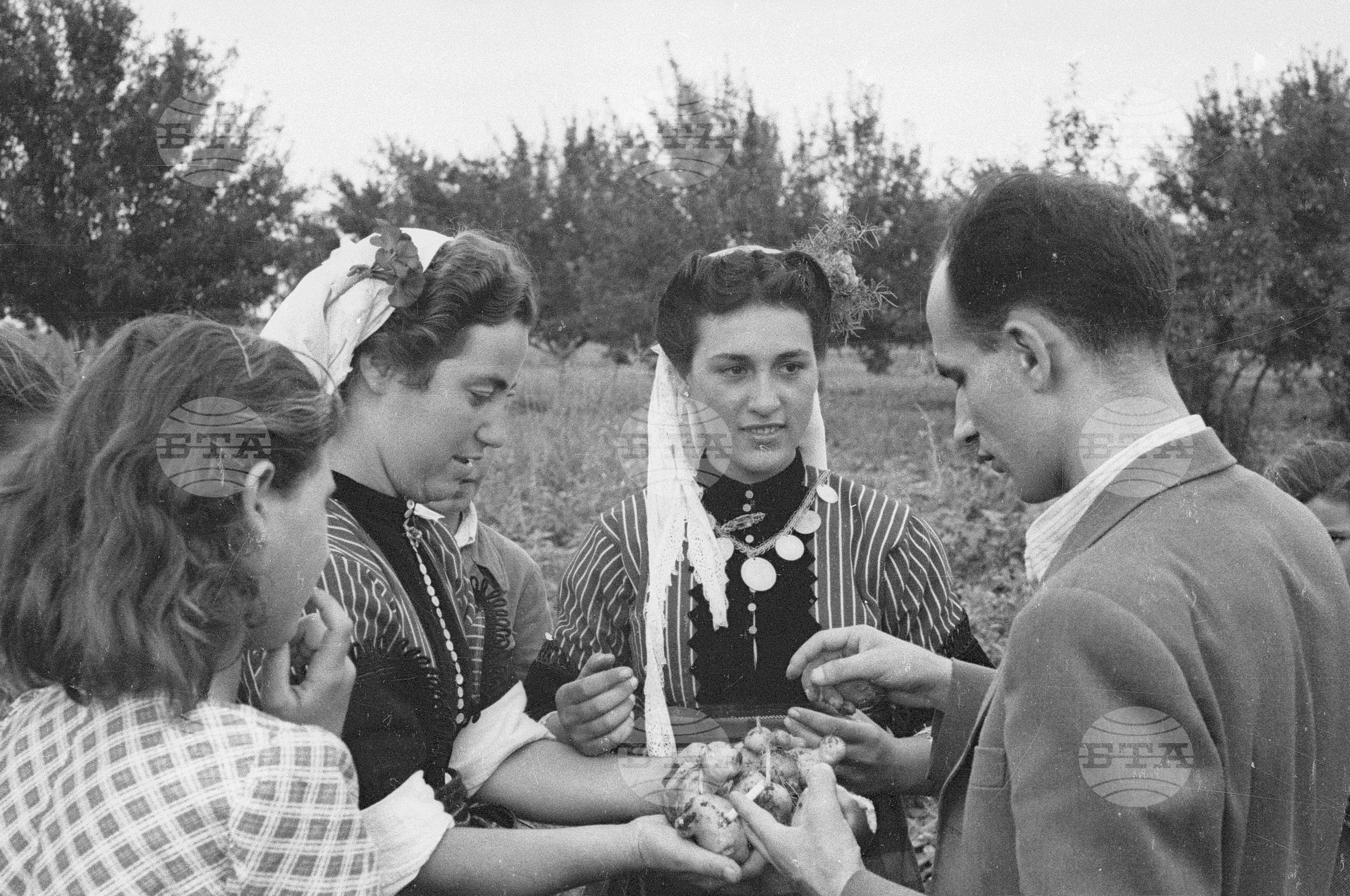 Откриване на гимназията в Перущица, 1951