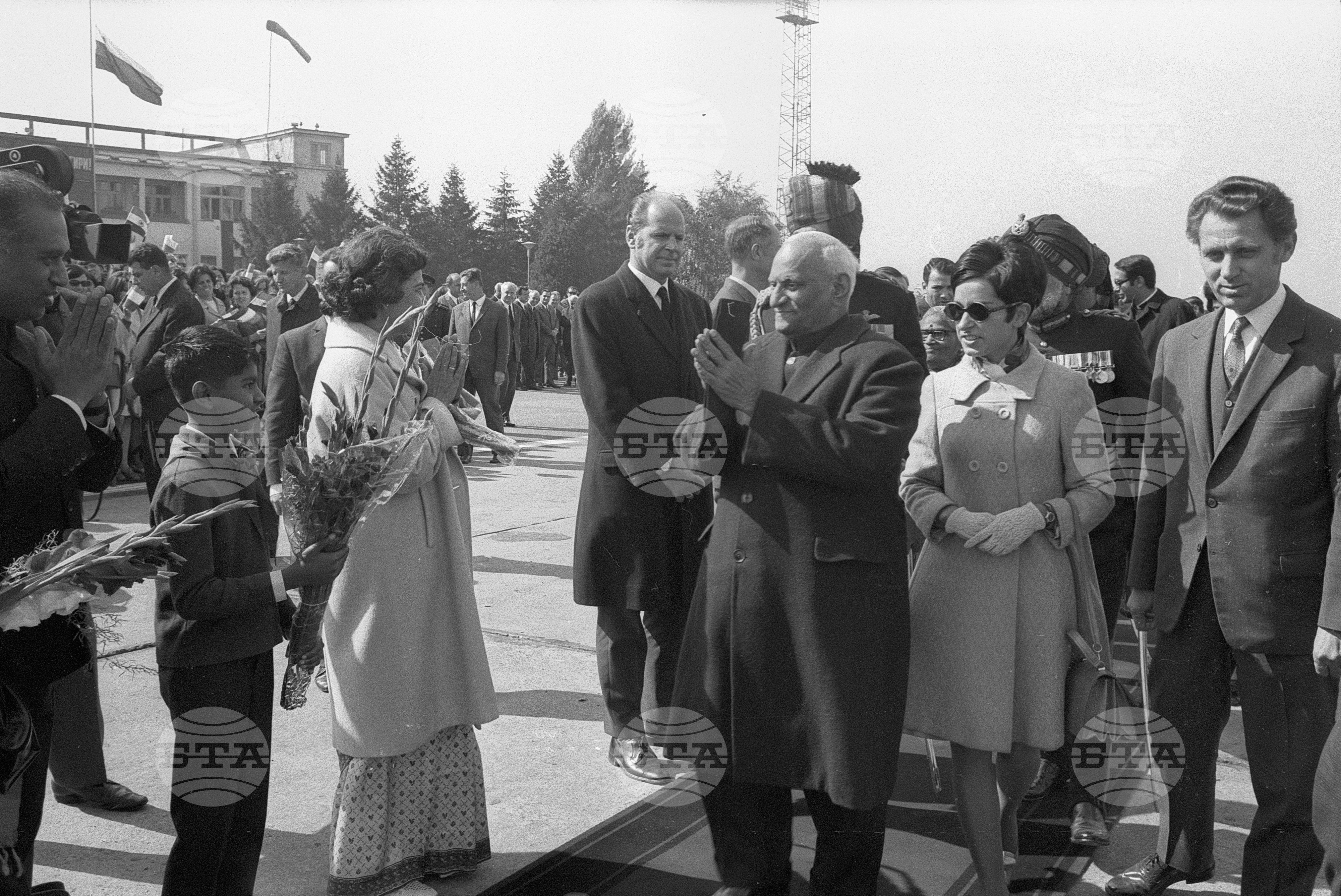 Индийският президент Варахагири Венката Гири на посещение в България - част 1