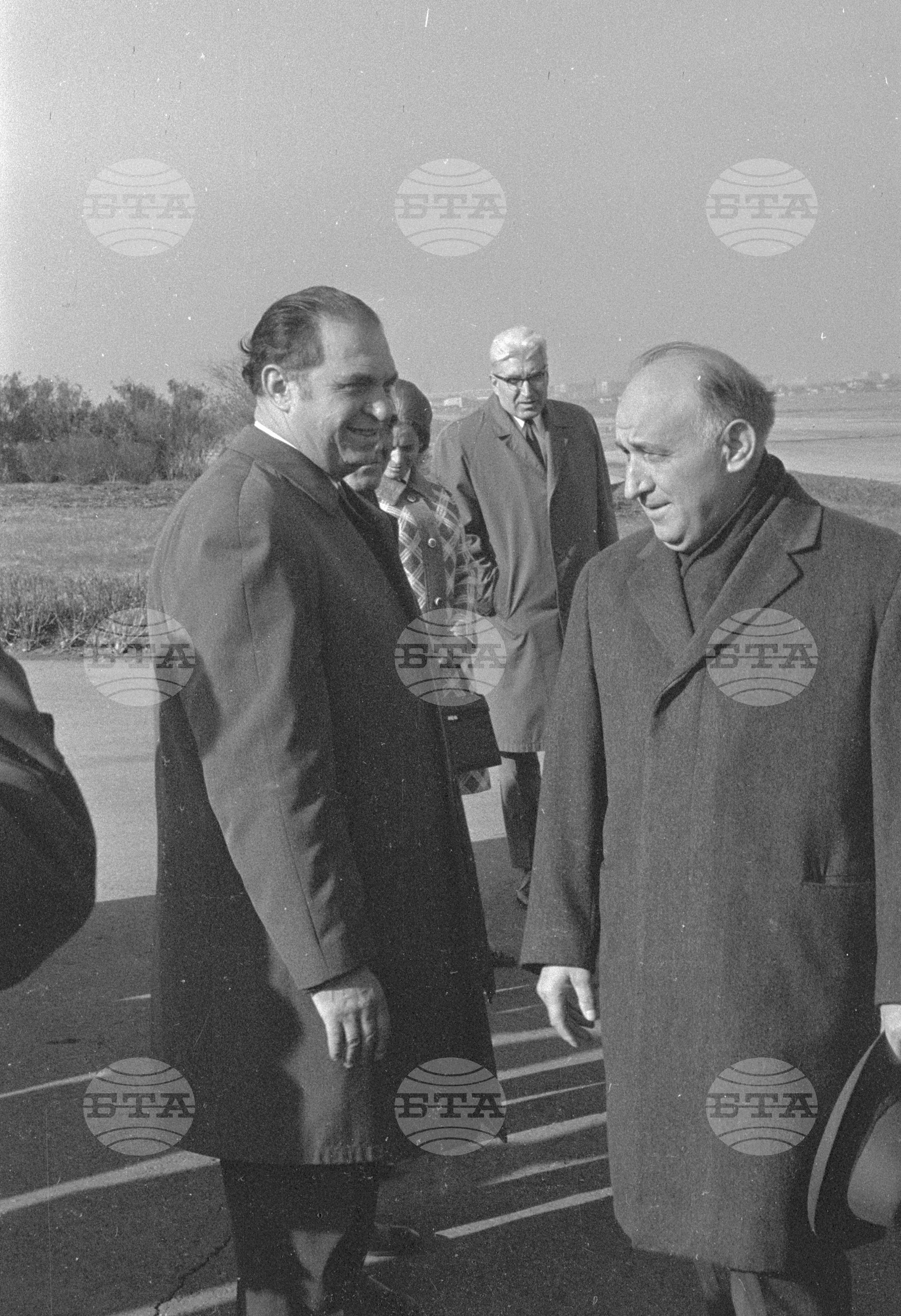 Посрещане на Тодор Живков на аерогара София
