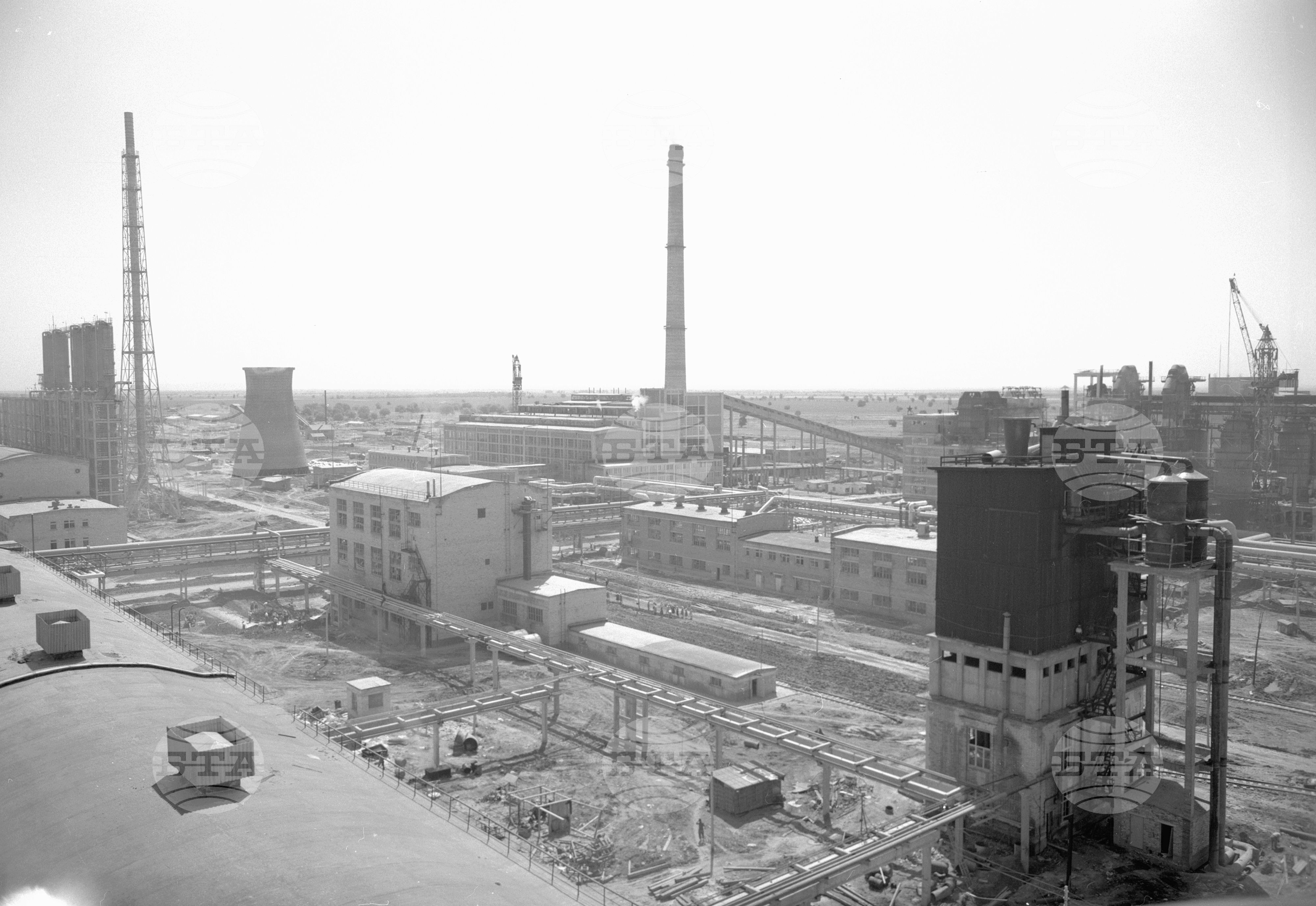 Азотно-торов завод край Стара Загора-1963