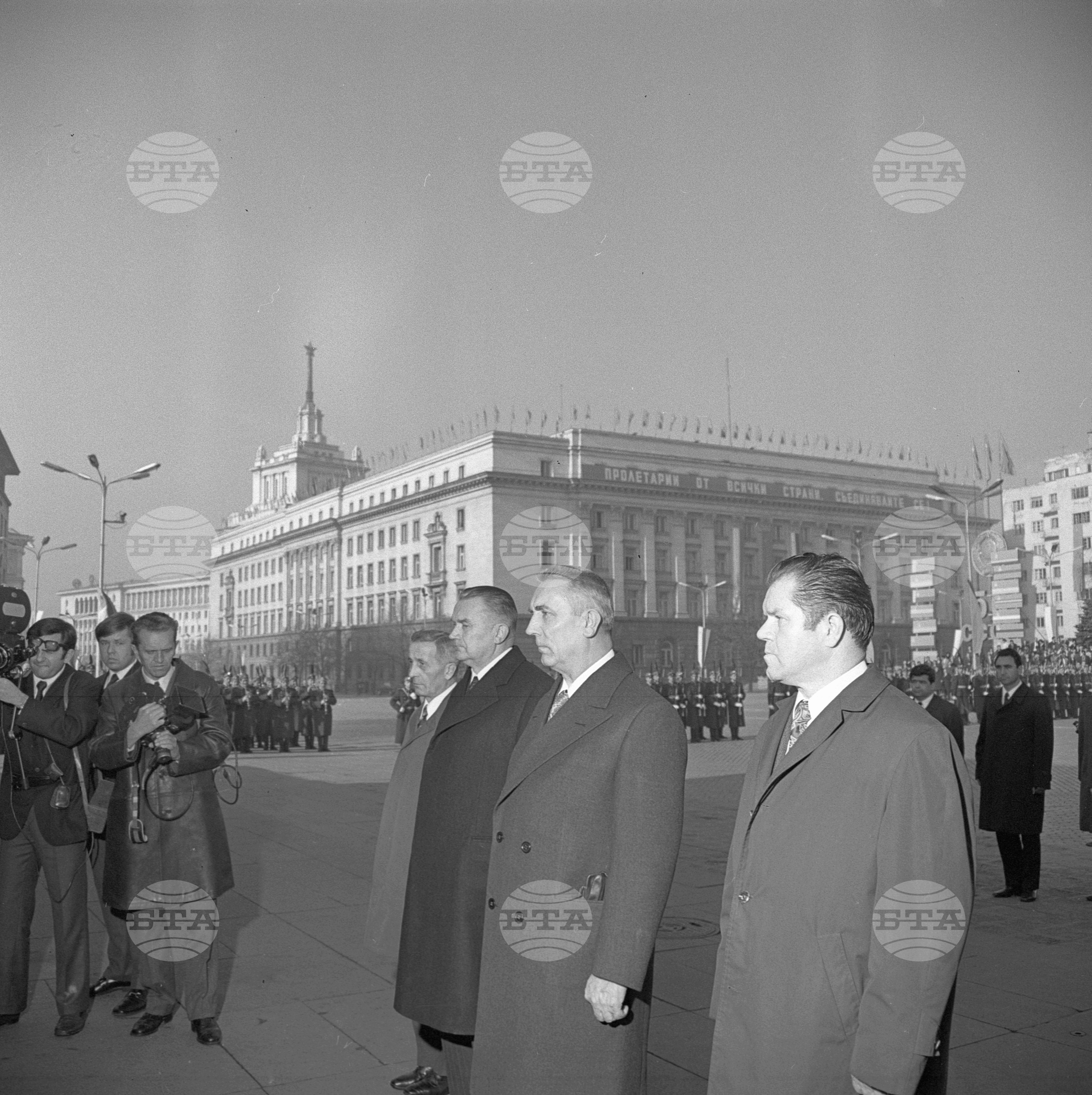 Посрещане на полската партийно-правителствена делегация начело с Едвард Герек