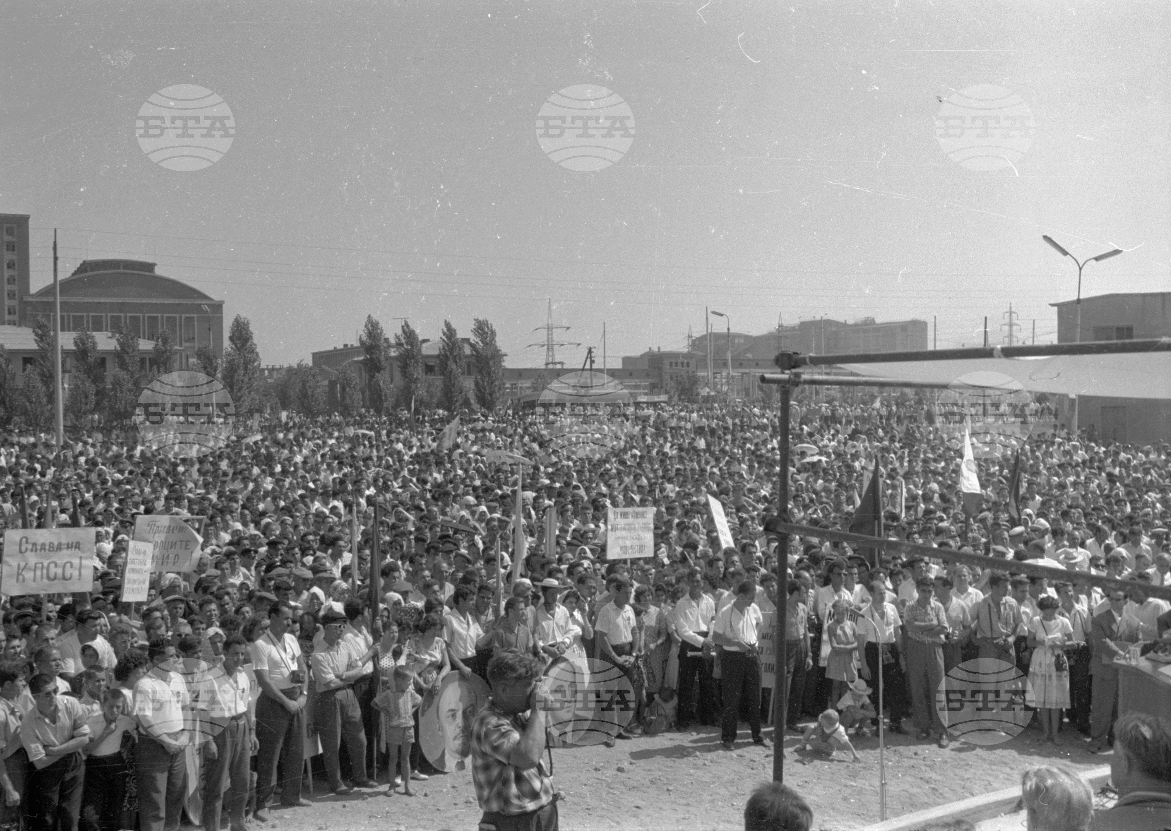 Жътва в ТКЗС "Г. Димитров" с. Оризово - Старозагорски окръг