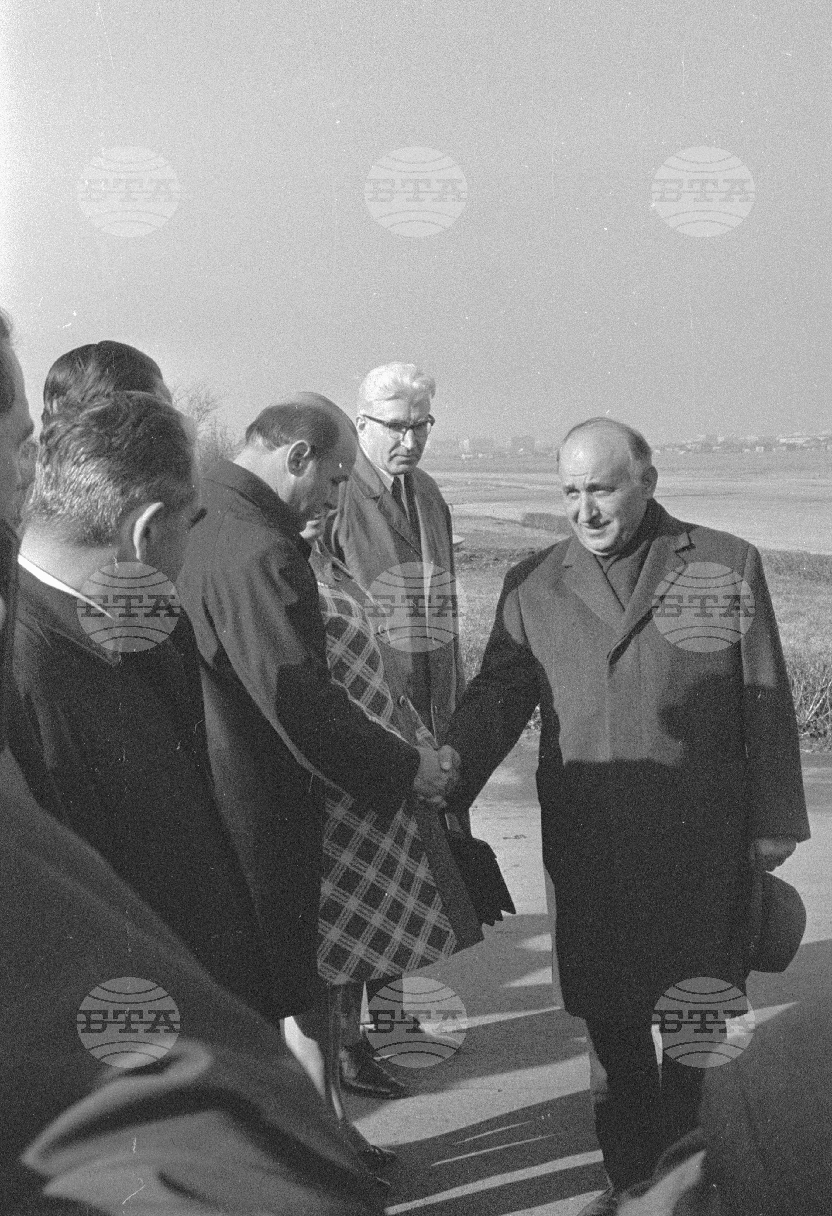Посрещане на Тодор Живков на аерогара София