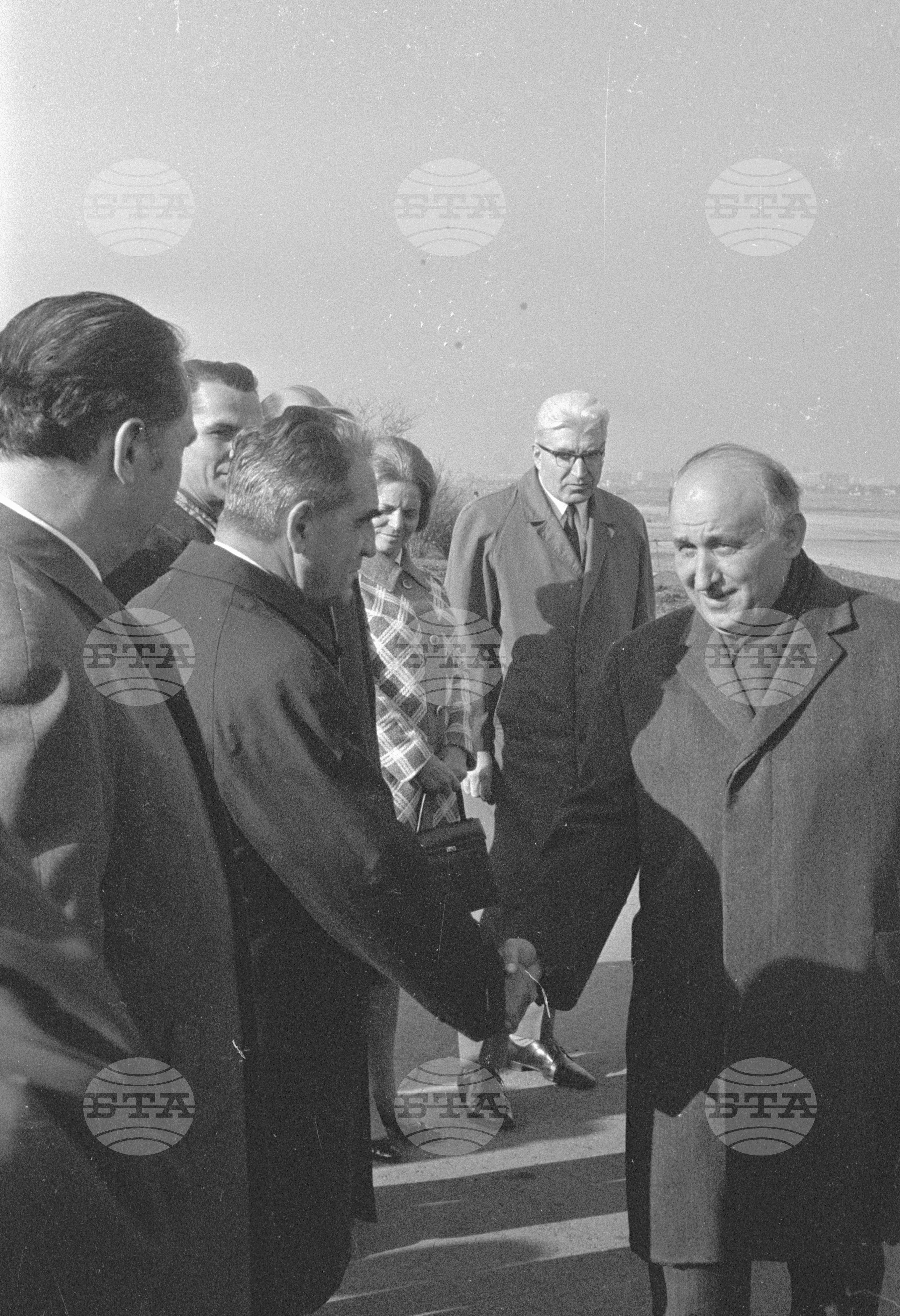 Посрещане на Тодор Живков на аерогара София