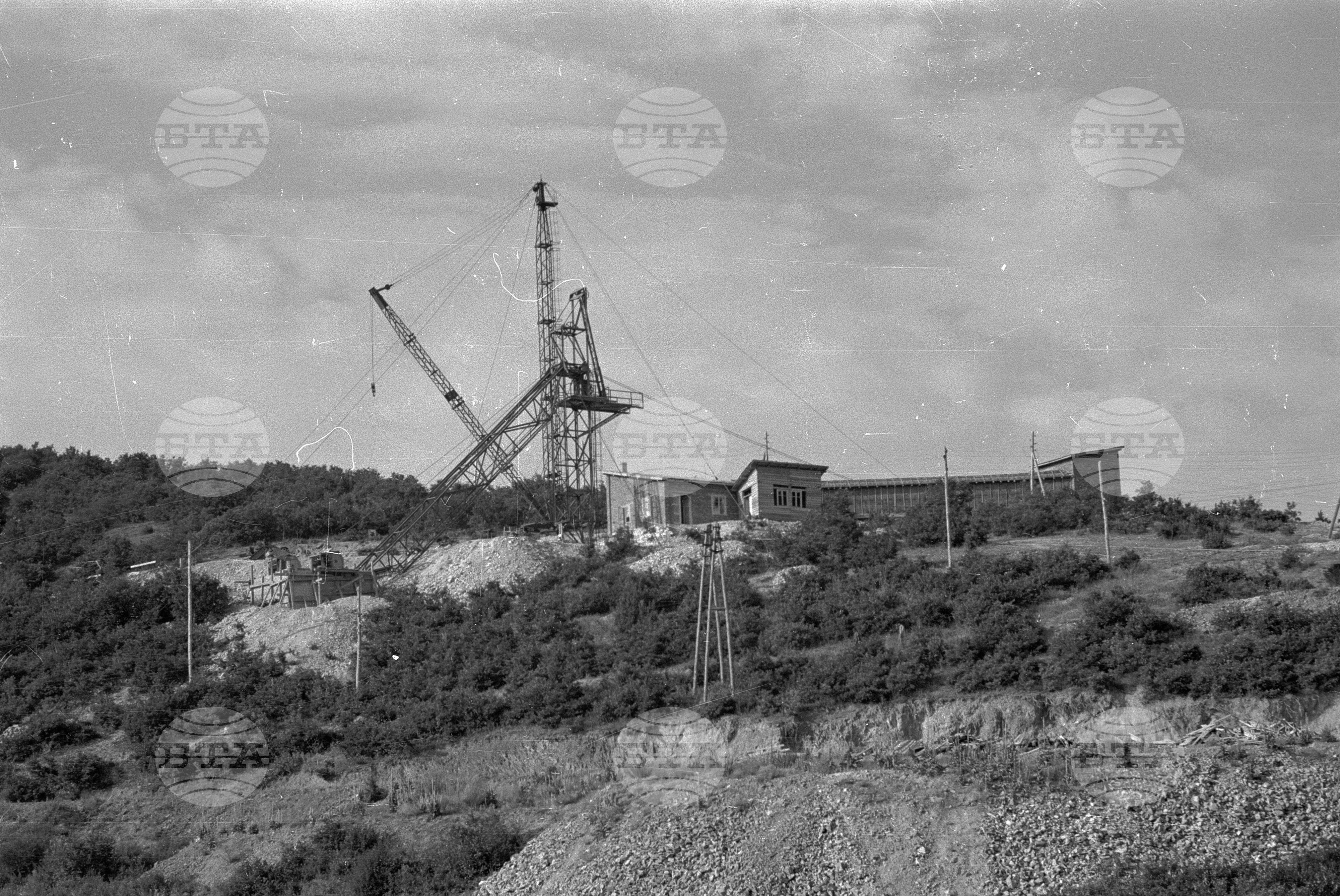 Язовир "Сталин" - снимки от изграждането му през 1952 година