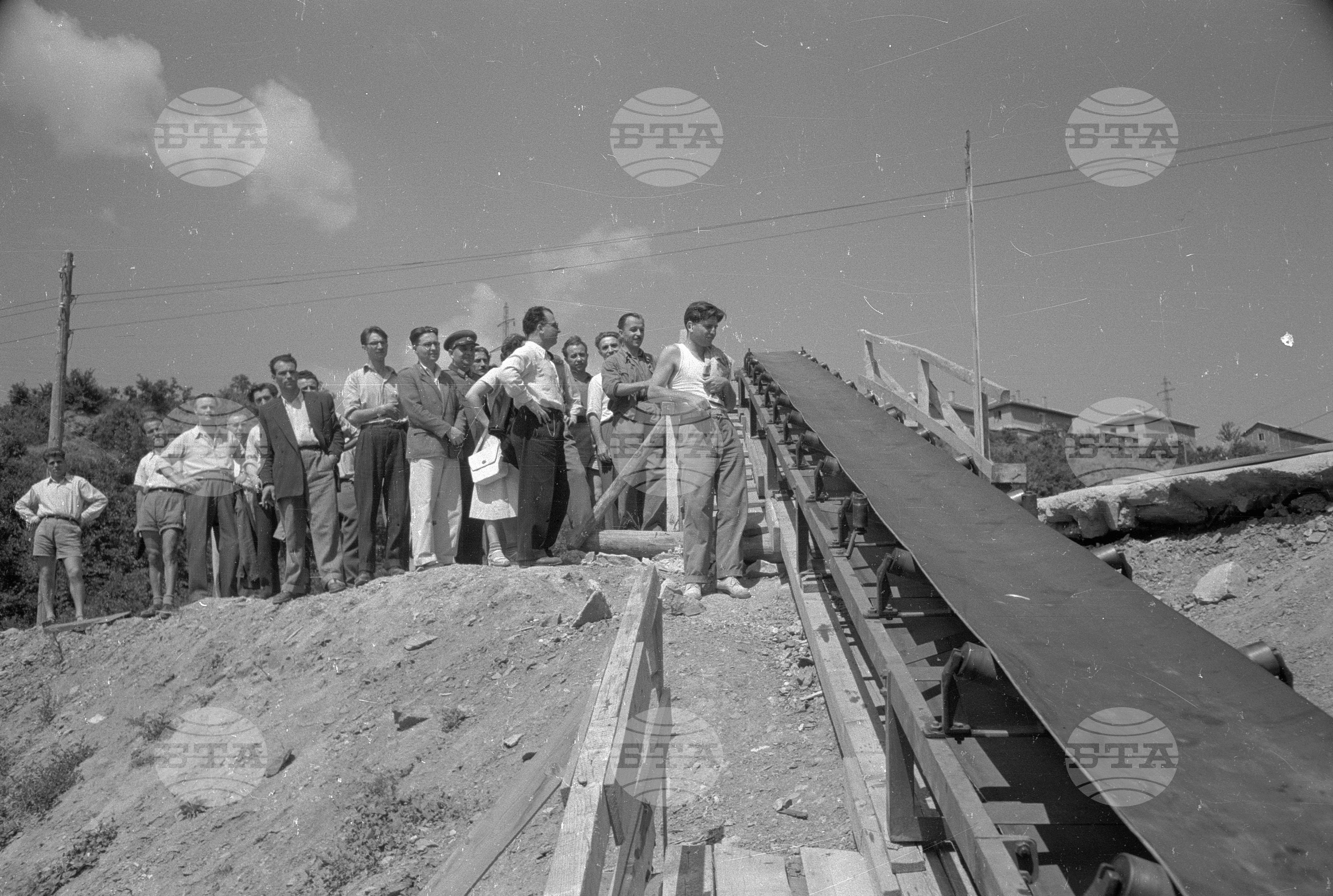 Язовир "Сталин" - снимки от изграждането му през 1952 година
