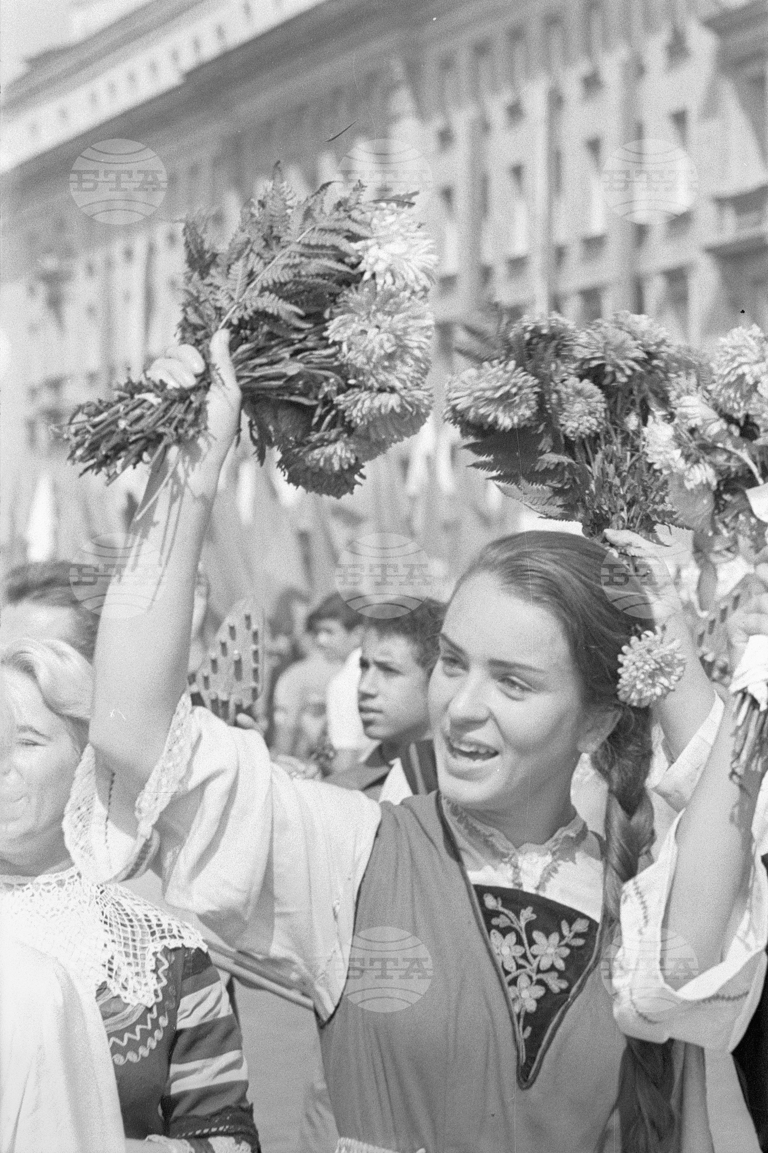 Деветосептемврийска манифестация в Столицата - 1966 година